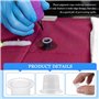 TRKETK 300 Pièces Tattoo Ink Caps 12mm Capuchon d'Encre de Tatouage en Plastique Petit Récipient Créatif À Encre pour Encre de T