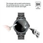 MIHENCE Lot de 3 films de protection d'écran en verre trempé anti-rayures 9H pour montre connectée LIGE/DekeFit i58 1,32"