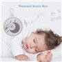 SaiXuan Mobile Musical Berceau Bébé,Mignon Ours en Peluche Carillon Éolien Cloche De Lit pour Bébé Cadeau pour Nouveauné Fille E