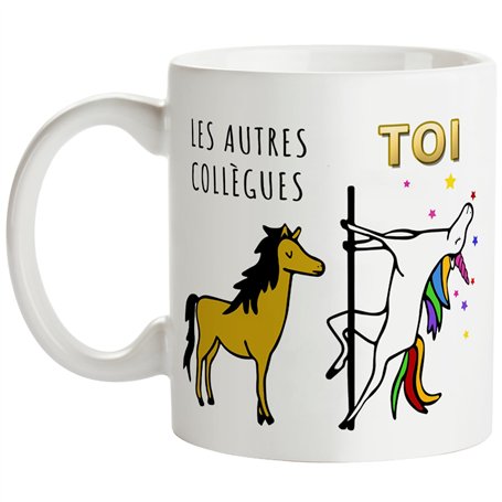 Cadeaux de mugs à café amusants pour collègues