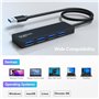 Ultra Fin 4 Ports USB Hub
