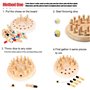 OFKPO Jeux de Mémoire en Bois, Échecs de Mémoire pour Enfant Jeu de Réflexion Jouets Educatifs pour Enfants et Adultes de l'éduc