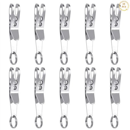 Iyowei 10PCS Porte Clé Clip