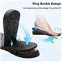 1 Paire 4 Couches Augmentateur de Hauteur Semelle Augmenter la Semelle Intérieure, Semelle Chaussures Intérieure avec Coussin Se