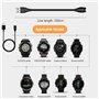 Chargeur Compatible avec Garmin Fenix 7 7S 7X, 6 6S 6X Pro, Fenix 5 5S 5X Plus, Forerunner 935 945 745 45 45S 245, Approach S10