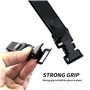 Attache Gants Clip Porte-Gant - 14cm cuir avec mousqueton, Clips de Gants avec Mousqueton Velcro, Multifonctionnels Porte Gants