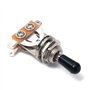 Alnicov Interrupteur à bascule 3 voies pour guitare basse Les Paul LP, pointe noire