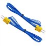 Taiss 2 pièces K Type mini-connecteur Thermocouple Sonde de Température Capteur Plage de Mesure -50~250 ° C