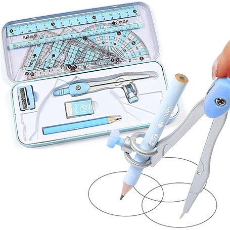 8 Pièces Ensemble Boussole Géométrique