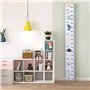 Règle de Hauteur pour Enfants, Tableau de Croissance pour Enfants, Tableau de Mesure de Hauteur Règle, Toile Et Bois Amovible Te