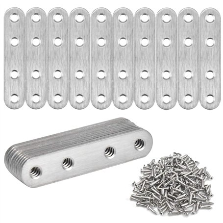 20 Pièces Équerre de Fixation Droit Plats