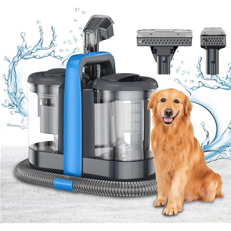 12 Kpa 450 W Appareil de nettoyage pour tapis et coussins de voiture Aspirateur humide pour coussins et coussins de canapé Netto