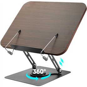 Zouway Support de Livre pour Lecture, Hauteur Réglable porte Livre Ergonomique, Book Stand Pliable pour Livres, Tablette, Recett Zouway Support de Livre pour Lecture