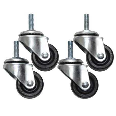 ECHOGEAR Kit de roulettes pour rack – Ajoutez des roues à votre rack de serveur en quelques minutes – Compatible avec les racks