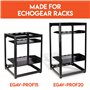 ECHOGEAR Kit de roulettes pour rack – Ajoutez des roues à votre rack de serveur en quelques minutes – Compatible avec les racks 