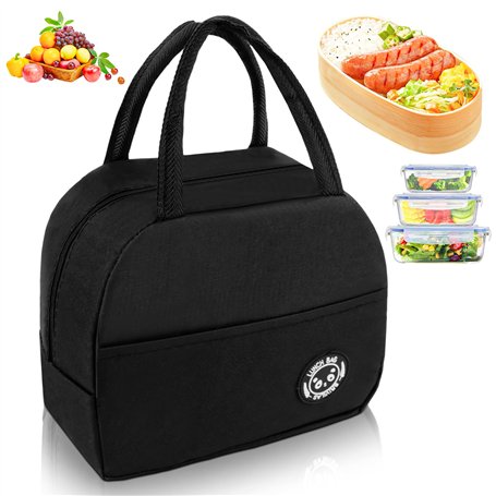 Sac Isotherme Repas,Petit Panier Repas Étanche Mini Sac à Lunch Isolé Pliable,Sac Lunch Box Étanches