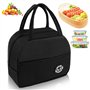 Sac Isotherme Repas,Petit Panier Repas Étanche Mini Sac à Lunch Isolé Pliable,Sac Lunch Box Étanches