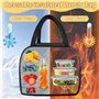 Sac Isotherme Repas,Petit Panier Repas Étanche Mini Sac à Lunch Isolé Pliable,Sac Lunch Box Étanches, Sac Glaciere Imperméable e
