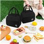 Sac Isotherme Repas,Petit Panier Repas Étanche Mini Sac à Lunch Isolé Pliable,Sac Lunch Box Étanches, Sac Glaciere Imperméable e