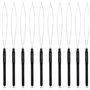 10 Pièces aiguilles pour extensions de cheveux