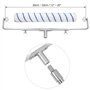 QWORK® Kit Rouleaux de Peinture de 45 cm - Comprend 6 Rouleaux + Cadre Réglable + Tige Amovible jusqu'à 160 cm + Grand Bac à Pei