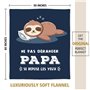 Plaid Couverture Polaire - Cadeau pour Papa