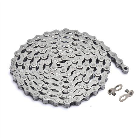 zonkie Chaîne de vélo simple vitesse 1/2" x 1/8" 122 maillons
