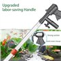 HWGING Aspirateur multifonction 5 en 1 pour aquarium - Gravier - Outil de nettoyage pour aquarium