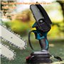 HUAREW 6 Pouces 37 TG Chaînes de Tronçonneuses Petite Guide Tronçonneuse pour Outillage Jardin, 5 Chaînes de Tronçonneuses et 1