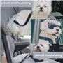 pangutheos 2 Pièces Ceinture Chien Voiture, Réglable Laisse Voiture pour Chien pour Tout Type de Voiture pour Tous Les Chiens et
