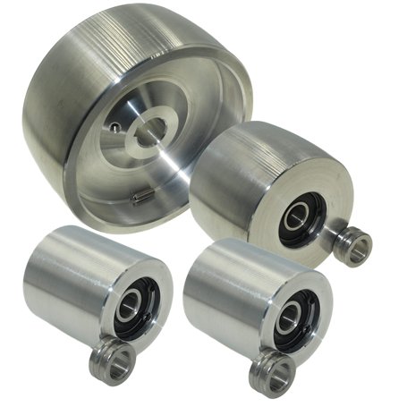 (AL5-19) CNC usiné Roue de Courroie Meuleuse pour Couteaux Meuleuses 130 mm Entraînement 19 mm Tige 75 mm Rail 50 mm…