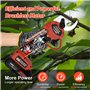 Sécateur électrique - Sécateur électrique professionnel 40 mm avec 2 batteries 21 V/2000 mAh - Sécateur sans fil pour jardinage,