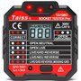 Taiss Testeur avancé avec écran de tension Testeur prise de courant GFCI 48-250 V Alimentation automatique circuit électrique Po