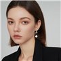 BKEPDY Boucles d'Oreilles Femme avec Nœud Pendantes Longues en Acier Inoxydable de Haute Qualité et Plaqué Or Hypoallergénique a