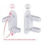 Verrous de Sécurité pour Enfant,2pcs Serrure de Sécurité Portes Serrure de Porte à Levier Sécurite Fenetre Placard Bloc Porte Se
