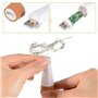 LED Bouchon lumineux pour bouteille, rechargeables en USB, 1,9 m 20 LED, Cuivre Fil, LED Lumières étincelantes pour DIY, Cuisine