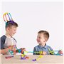 Fat Brain Toys Plip Kit | Ensemble de 52 pièces en Silicone Flexible dans Une variété de Formes, Tailles et Couleurs | Jouets se
