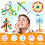 NiToy Lot de 300 blocs de construction en plastique multicolore pour enfants à partir de 3 ans - Pour l'apprentissage précoce et