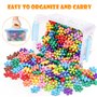 NiToy Lot de 300 blocs de construction en plastique multicolore pour enfants à partir de 3 ans - Pour l'apprentissage précoce et