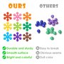 NiToy Lot de 300 blocs de construction en plastique multicolore pour enfants à partir de 3 ans - Pour l'apprentissage précoce et