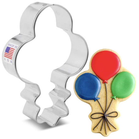 Emporte-pièce en forme de bouquet de ballons