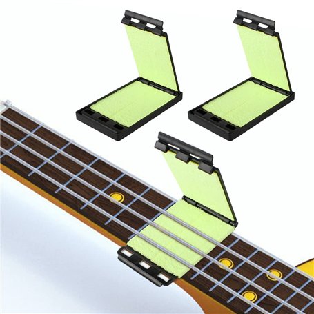2 Pcs Nettoyeur de Cordes pour Guitare,Nettoyeur de Corde et Manche de Guitare Outils de Nettoyage et Entretien pour Instruments