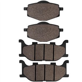 SOLLON Plaquettes de frein avant et arrière pour Yamaha TDR 125 1993 1994 1995 1996 1997 1998 1999 2000 2001 2002 2003