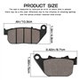 Yerbay Plaquettes de Frein Avant/Arrière kit pour Harley Davidson XL 883 Iron 2009-2014