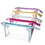 Qkurt Lot de 5 Trousses de Maquillage Transparentes et étanches avec Fermeture éclair - en PVC - pour Les Vacances