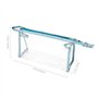 Qkurt Lot de 5 Trousses de Maquillage Transparentes et étanches avec Fermeture éclair - en PVC - pour Les Vacances, Les Voyages,