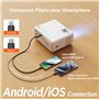 Videoprojecteur Bluetooth, 12000 Lumens Projecteur 1080P, iZEEKER Rétroprojecteur Portable Home Cinéma pour iOS Android PC PS5 H