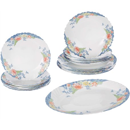 Dajar Arcopal Florine Service de table 19 pièces
