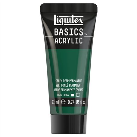 Liquitex Basics Acrylique Tube 22 ml Vert Foncé Permanent ROW