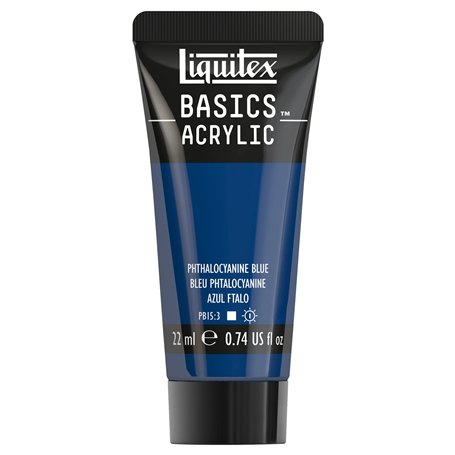 Liquitex Basics Acrylique Tube 22 ml Bleu Phtalocyanine ROW